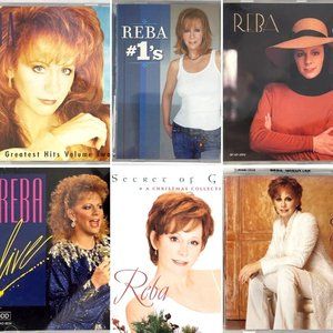Reba McEntire 6 CD Lot #1's Live Hits II Rumor Xmas If You See Him 1989-2005